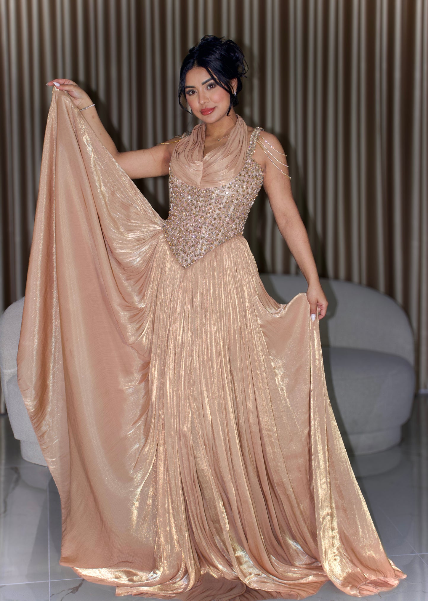 The Gold Dress