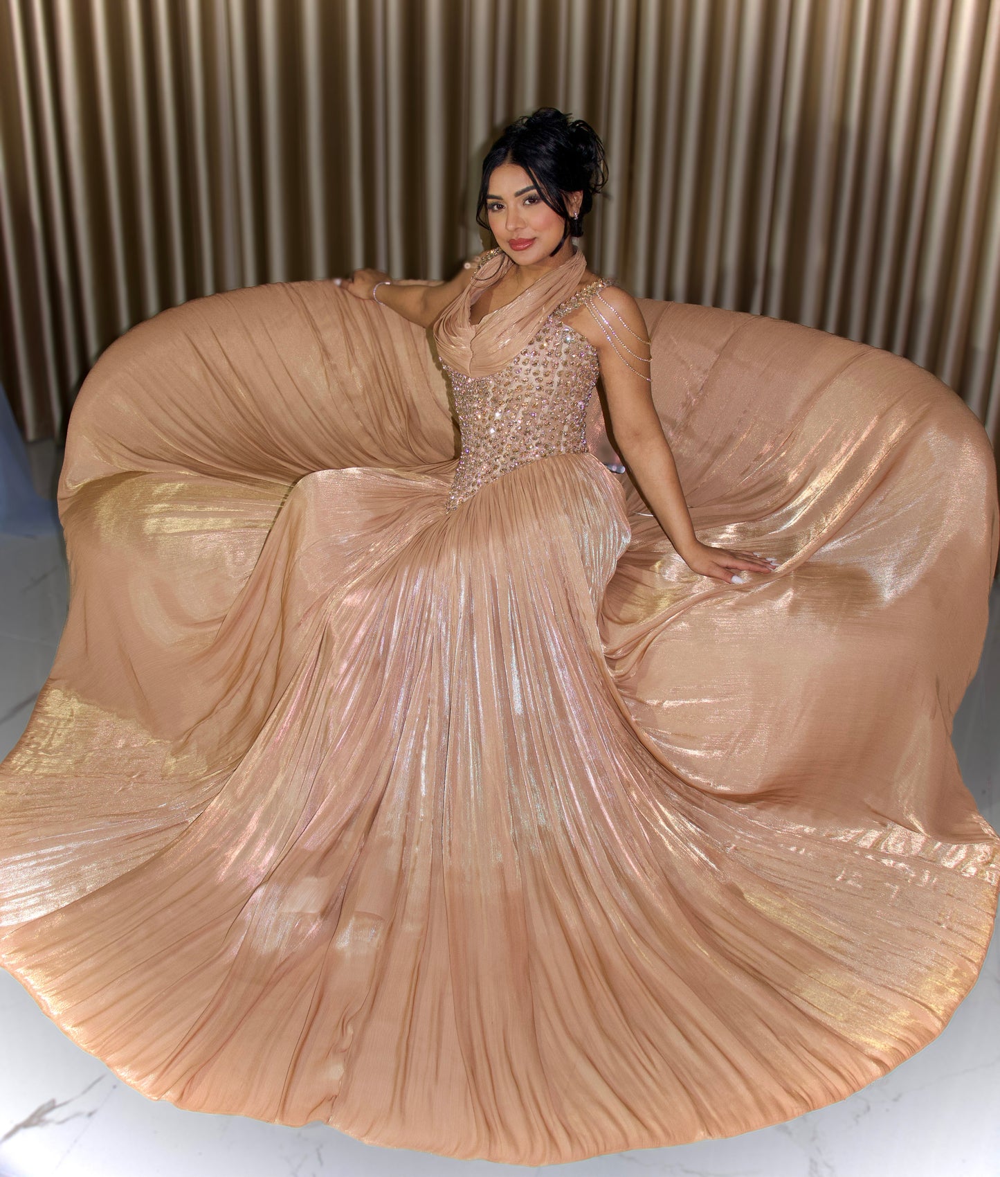 The Gold Dress